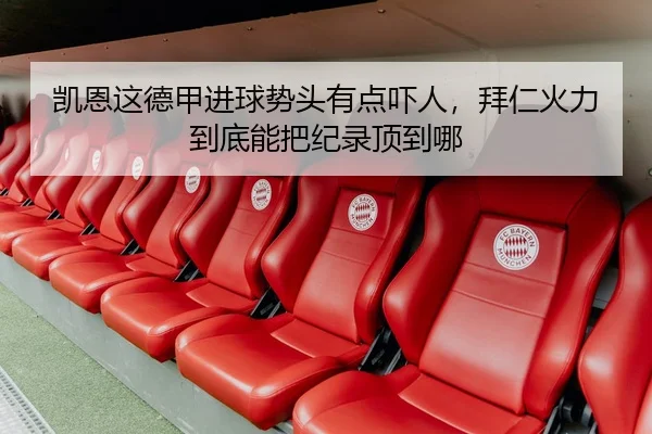 凯恩这德甲进球势头有点吓人，拜仁火力到底能把纪录顶到哪